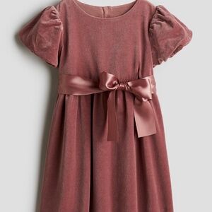 H&M 3t velvet dress